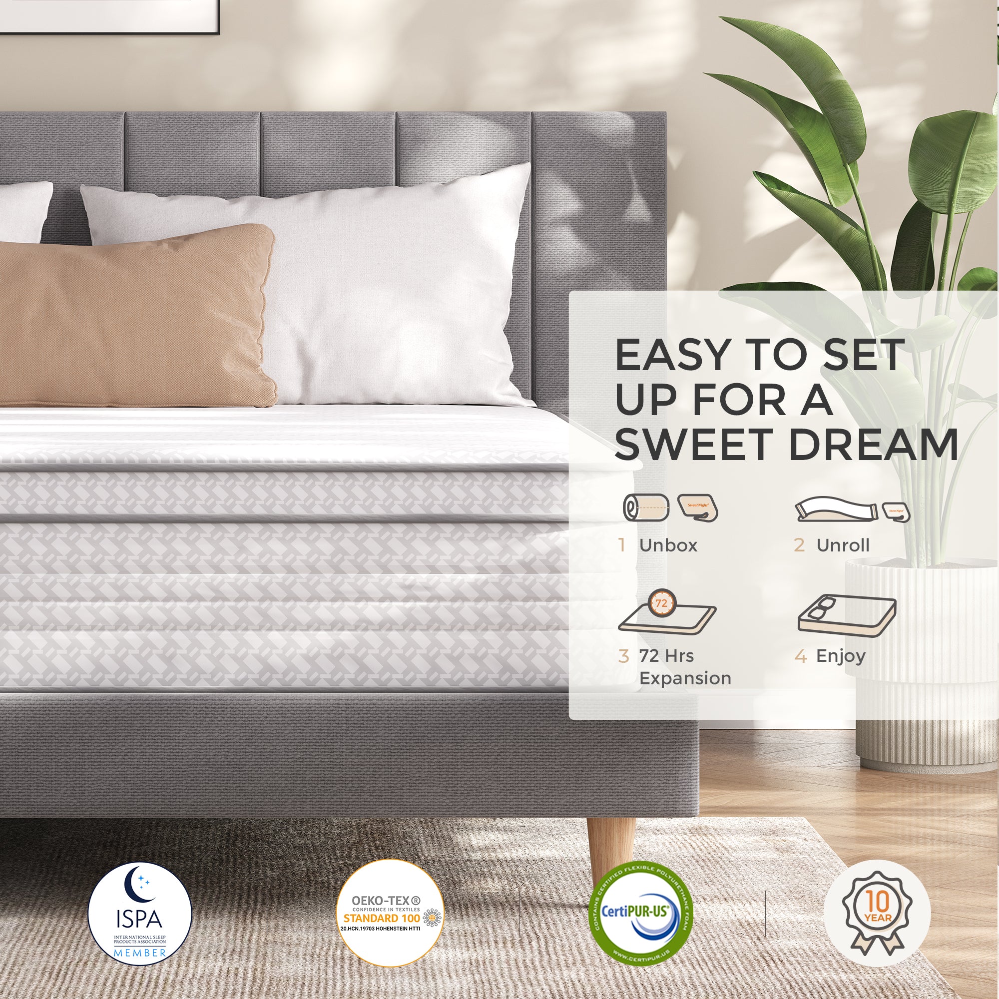 Sweetnight Hybrid mattress